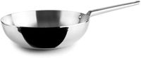 Ibili 5ply Element Wok 28 Cm Zilver