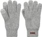 Barts Rilef Heren Handschoenen Wol/Polyester Donkere Heide/Grijs M/L