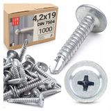 Lun Fix Zelfborende Metaalschroeven 4,2x19mm, 1000 stuks, DIN7504
