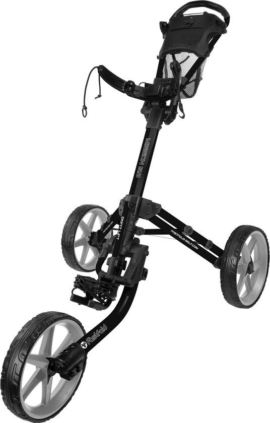 FastFold Mission 5.0 Golftrolley - Mat Charcoal - Zwart