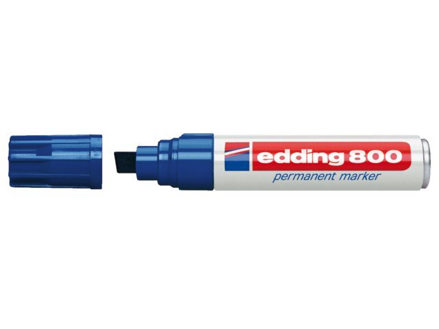 Edding e-800 perm marker blauw 5st