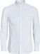 Jack & Jones Premium Heren Overhemd Parma Wit Satijn Super Slim Fit - XL