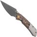 Kansept Fenrir K1034A9 Black Stonewashed CPM S35VN, Copper Carbon Fiber Titanium, couteau pliant, Greg Schob design