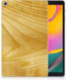 B2Ctelecom Samsung Galaxy Tab A 10.1 (2019) Uniek Tablethoesje Licht Hout