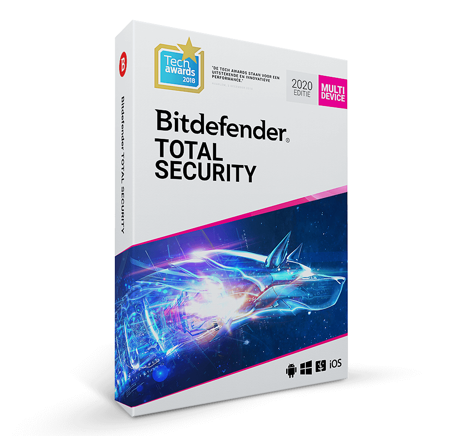Bitdefender Total Security 2021 | 3 Apparaten - 1 jaar | Windows - Mac - Android - iOS