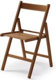Merkloos Vouwbare Stoel Walnoot beukenhout (79 x 42,5 x 47,5 cm)