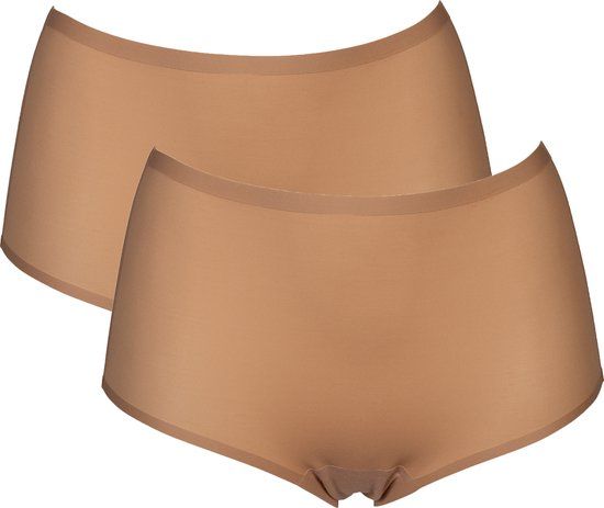 After Eden Dames High waist brief Unlimited 2-PACK Huid Effen