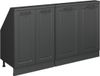 Vicco R-Line Keukenkast voor schuine wand – 140 cm Set van 2 Antraciet landhuis/antraciet