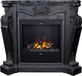 Xaralyn Louis-Albany elektrische sfeerhaard - zwart natuursteen - 1500W - met afstandsbediening
