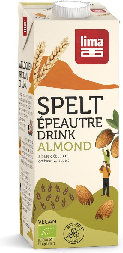 Lima Speltdrink Amandel Biologisch 1LT