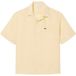 Lacoste chemise à manches courtes beige homme