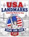 USA LANDMARKS COLORING BOOK: LEARN FACTS AND COLOR