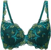 LingaDore T-Shirt BH lace, voorgevormd, met beugel, 75B, Pine green