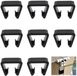 Merkloos / Sans marque Allecto plus - Bevestigingsclips voor Tuinmeubelen - 8 stuks - Terrasmeubelklemmen - Rotan Meubelclips - Outdoor Bevestigingsmiddelen