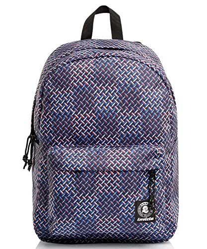 Invicta Schoolrugzak CARLSON FANTASY - pc-tas, Blauw, 30 x 41,5 x 18 cm, Amerikaans