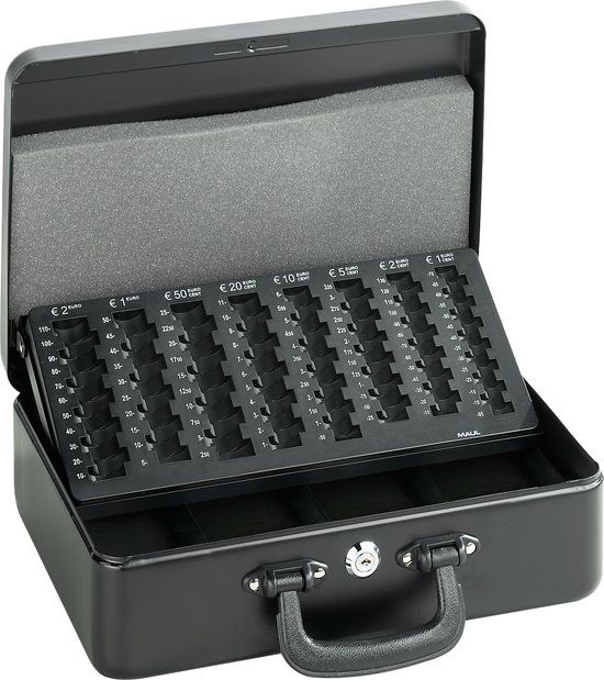 MAUL GK 8 Geldkist - Zwart - 360 x 265 x 112 mm