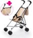 Bayer Design Poppenwagen met tas beige