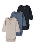 Name it Romper 3-pack Dark Sapphire2 Gestreept