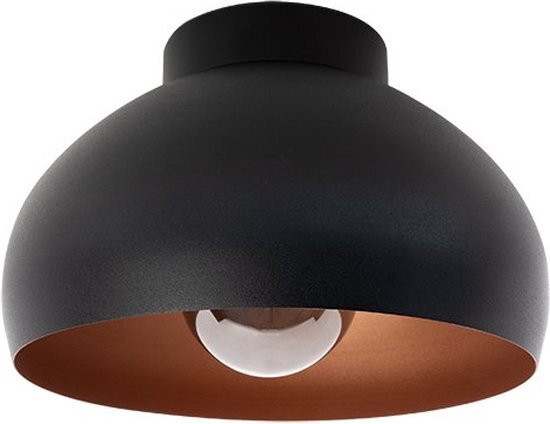 EGLO Mogano 2 plafondlamp - E27 - Ø28 cm - Zwart, koper