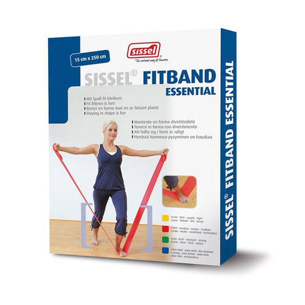 Sissel® Sissel Fitband Essential 15cm x 2,5m Strong Groen 1 st