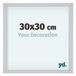 yd. Cadre photo 30x30 cm Aluminium Blanc Virginia