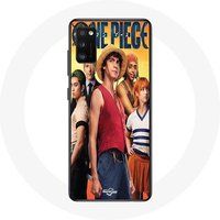 Maniacase Hoesje voor Samsung Galaxy A41 Anime One Piece Luffy Poster Characters Art Seizoen 1