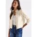 Street One Damesjas A212726 Gemengde Look Silkstone White