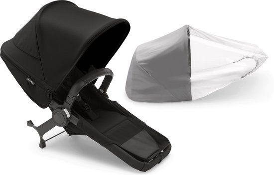 Bugaboo Donkey 5 Duo Complete Uitbreidingsset - Midnight Black