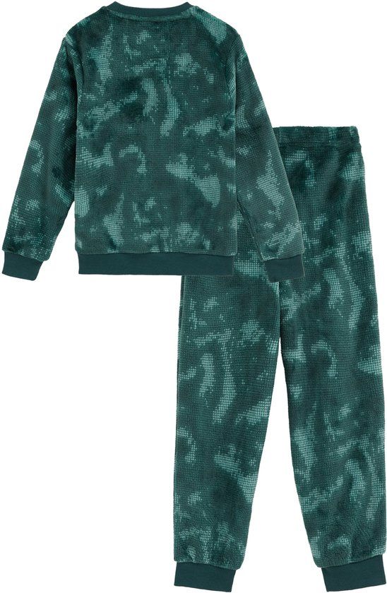 WE Fashion Jongens fleece pyjama met print
