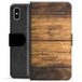 Apple Étui Portefeuille Premium iPhone X / iPhone XS - Bois