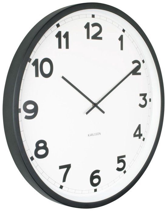 Karlsson Wandklok New Classic - Medium - Wit - Ø40,6cm