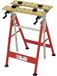 MDF workbench, foldable, adjustable height, 100 kg load capacity