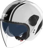 Nolan N20-2 Visor Dolce Vita Straalhelm - Zwart/Wit - Maat XXL