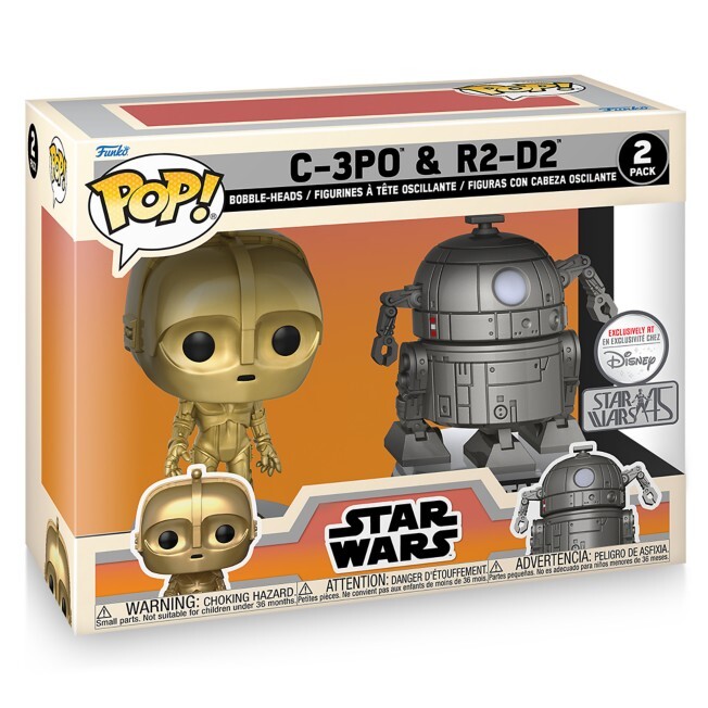 Funko Pop! Disney: Star Wars Concept - C-3PO & R2-D2 (Exclusively at Disney) 2-Pack Bobble-Heads Vinyl Figures