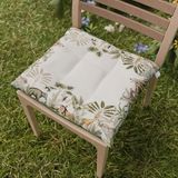PETTI Artigiani Italiani - Keukenstoelkussens, set van 6 kussens voor keukenstoelen, keukenstoelhoezen van microvezel met digitale print en veters, 100%