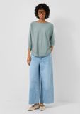 Q/S designed by - Dames pull - Maat XL - Vrouwen - Groen - Viscose