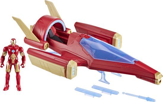 Marvel Avengers Iron Man-Schip Met 1 Beeldje