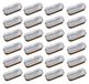 Set de 20 Mini casseroles avec couvercles et revêtement antiadhésif