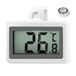 AiQInu Thermomètre Frigo Numérique, Mini Magnétique Thermomètre Congélateur avec Crochet, Mesure -50°C à +70°C, pour Réfrigérateur et Cuisine