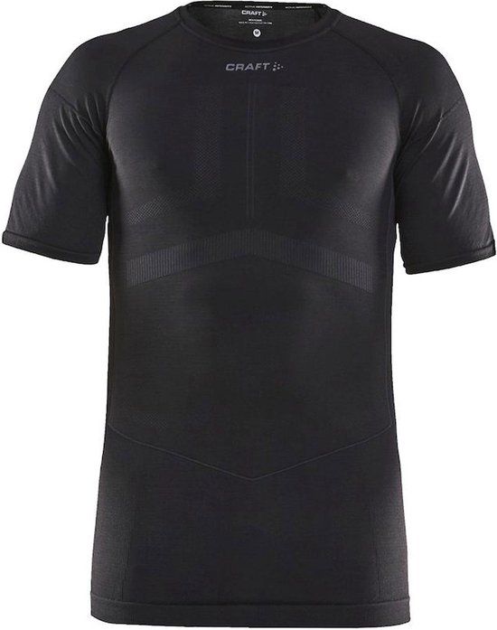 Craft Active Intensity Thermoshirt Mannen - Maat L - Zwart/Donkergrijs