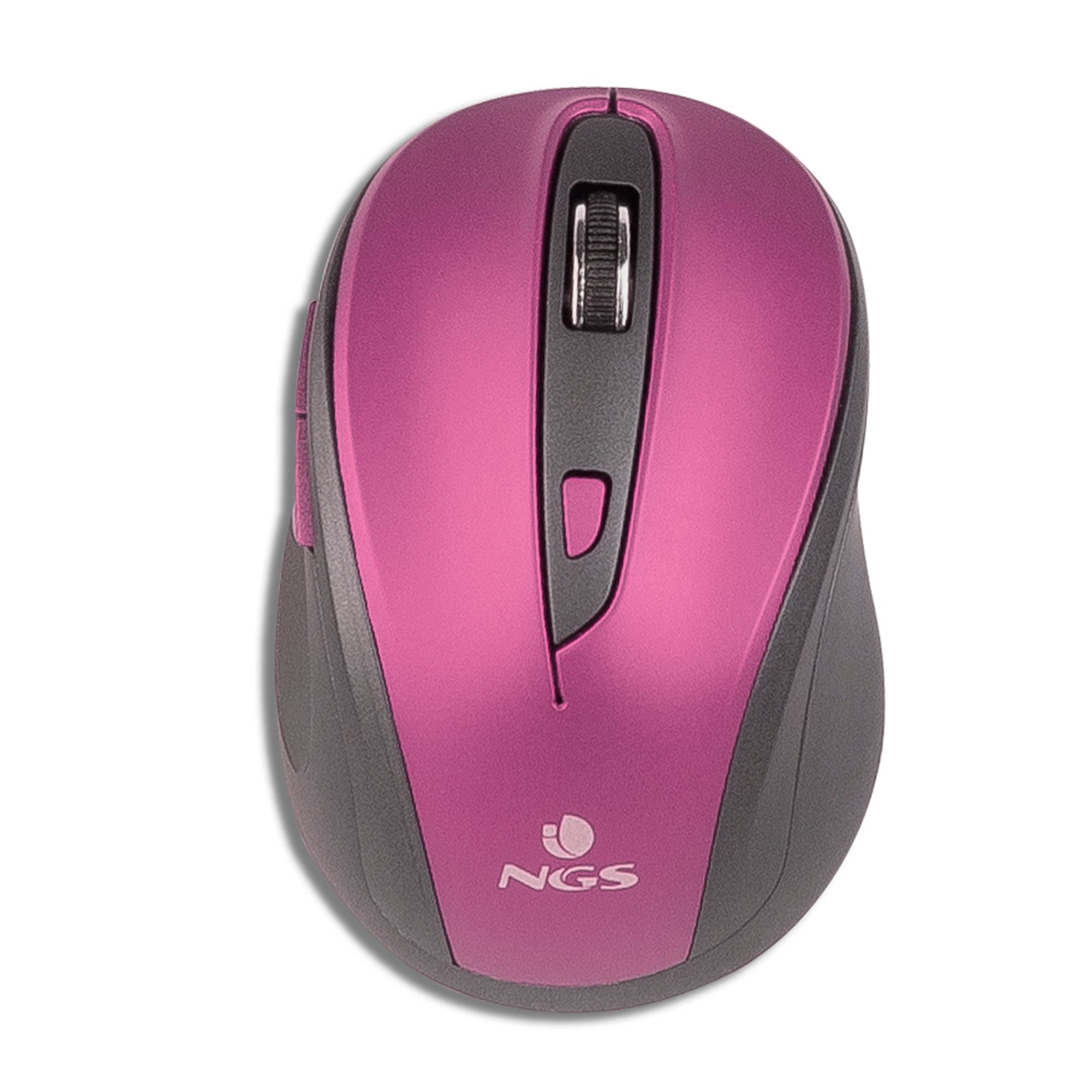 NGS Evo Mute - Laptopmuis - Zwart/Paars