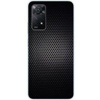 Xiaomi Bedrukt siliconen hoesje compatibel met Xiaomi Redmi Note 11 Pro, Xiaomi Redmi Note 12 Pro 4G Dark metal