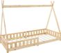 ML-Design Kinderbed Tipi 90x200 cm Grenenhout Naturel
