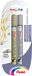 Pentel Permanentmarker, medium punt, goud en zilver, 2 stuks