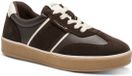 Tamaris WIDE FIT Dames Sneaker 8-83709-47 Bruin Leer/Textiel/Synthetisch H-breedte Maat: 37 EU