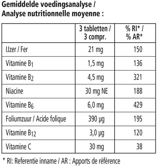 Salus Floradix IJzer-tabletten - 84 tabletten