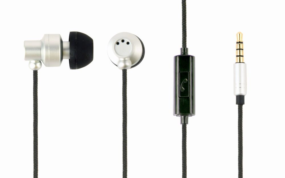 Gembird MHS-EP-CDG-S In-Ear Headset - Bedraad - Zilver