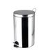 SELEKTA Poubelle de cuisine à pédale 20L Chromée