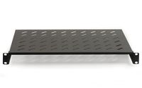 Rek voor kast 19 inch 1 eenheid diepte 300 mm (universeel) 2 aansluitingen (voorzijde) kleur zwart