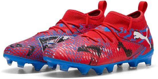 PUMA Future 8 Match Playmakers FG/AG JR Voetbalschoenen - Rood - Maat 36